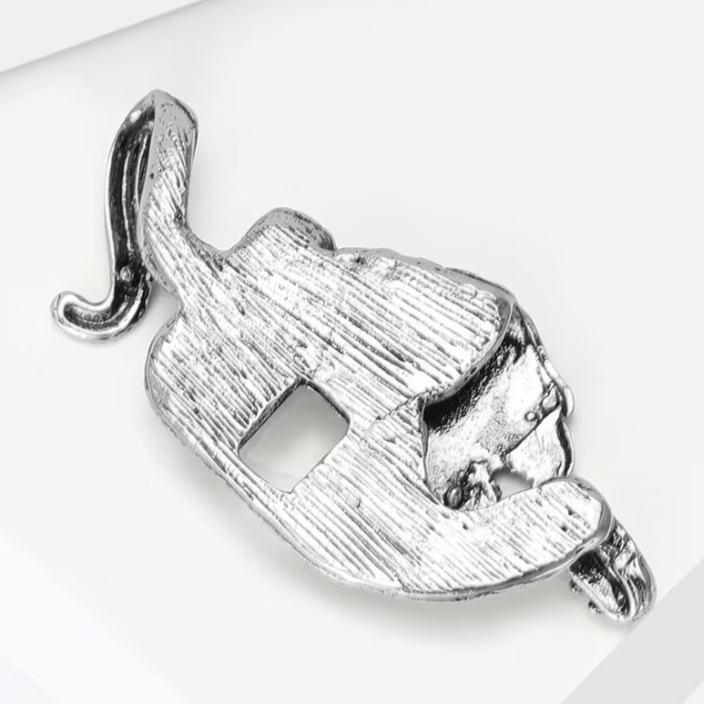 Antiqued Gold Tiger Pocket Brooch - Picture 5 of 8